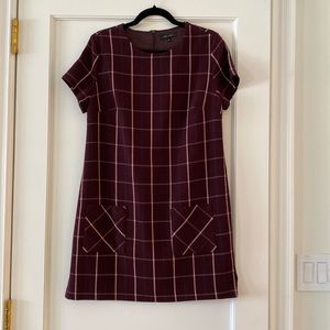 New Look Red Plaid Dress. Size is a UK 12 / US 8.